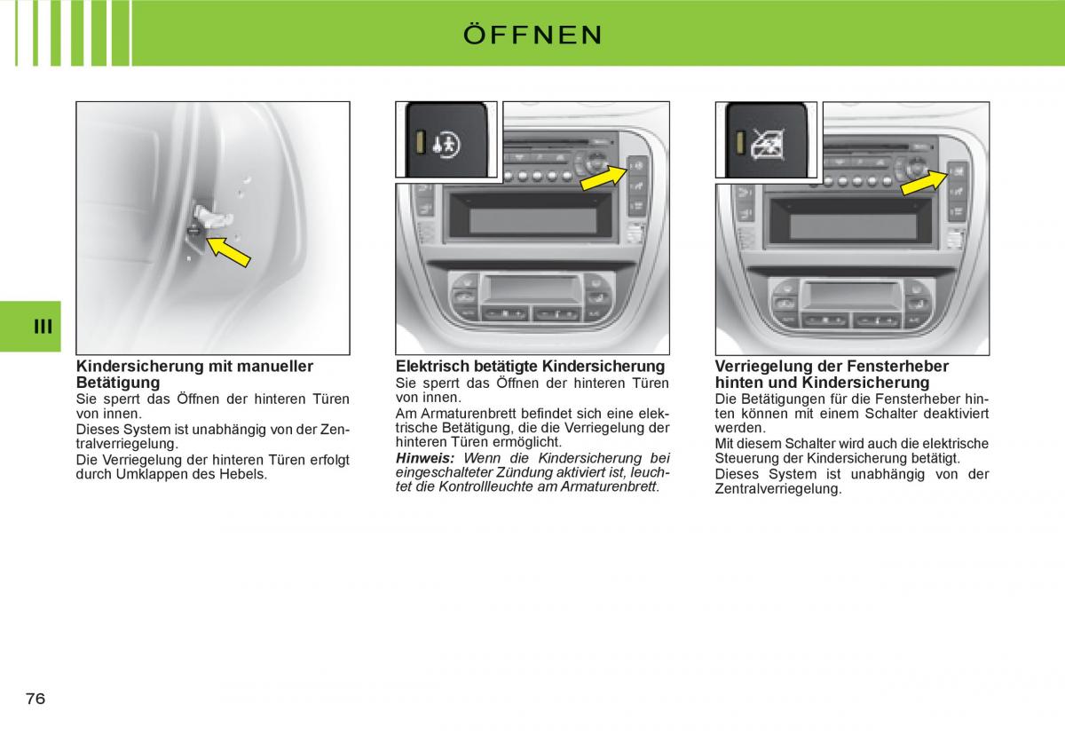 Citroen C3 I 1 Handbuch / page 60