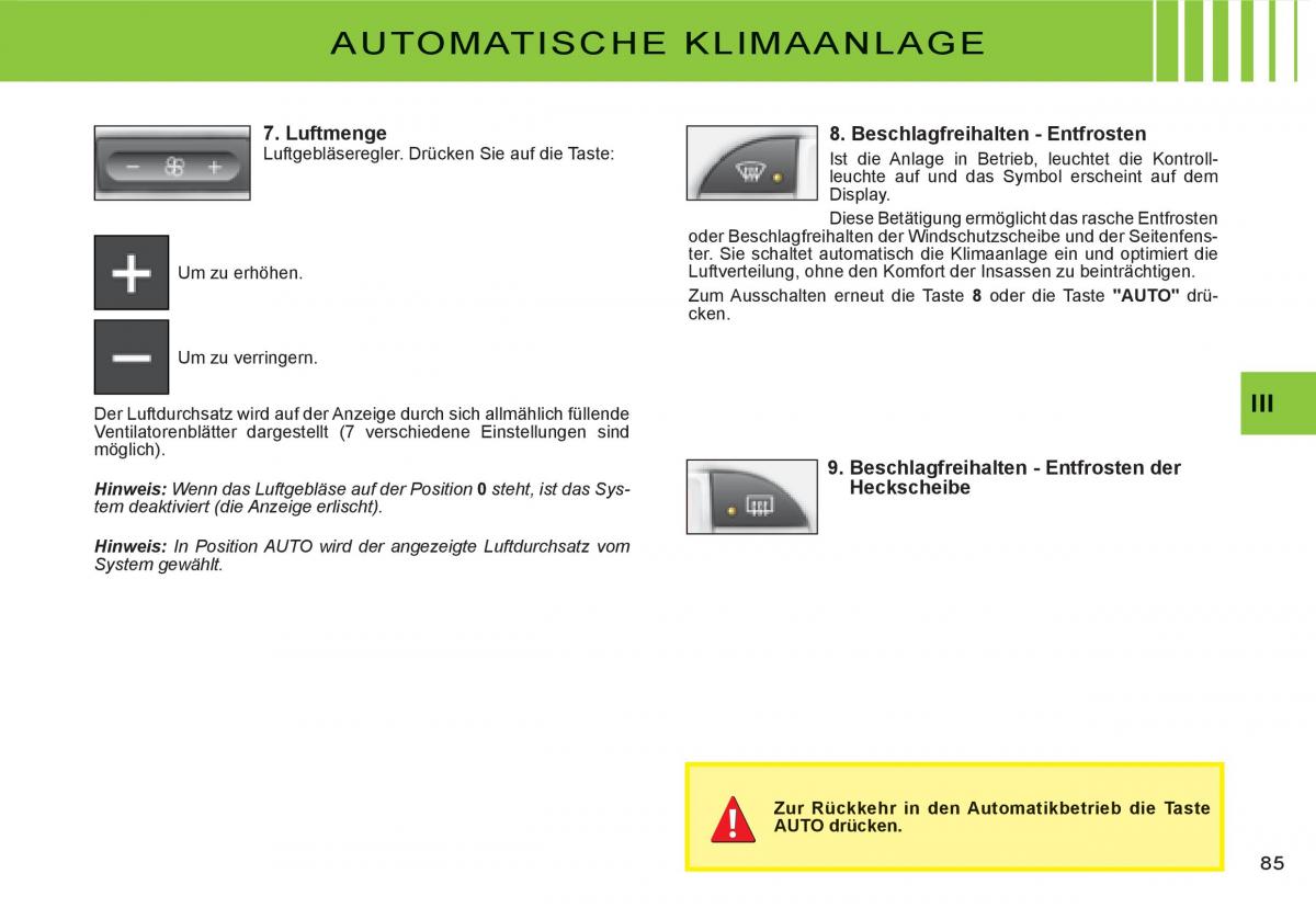 Citroen C3 I 1 Handbuch / page 70