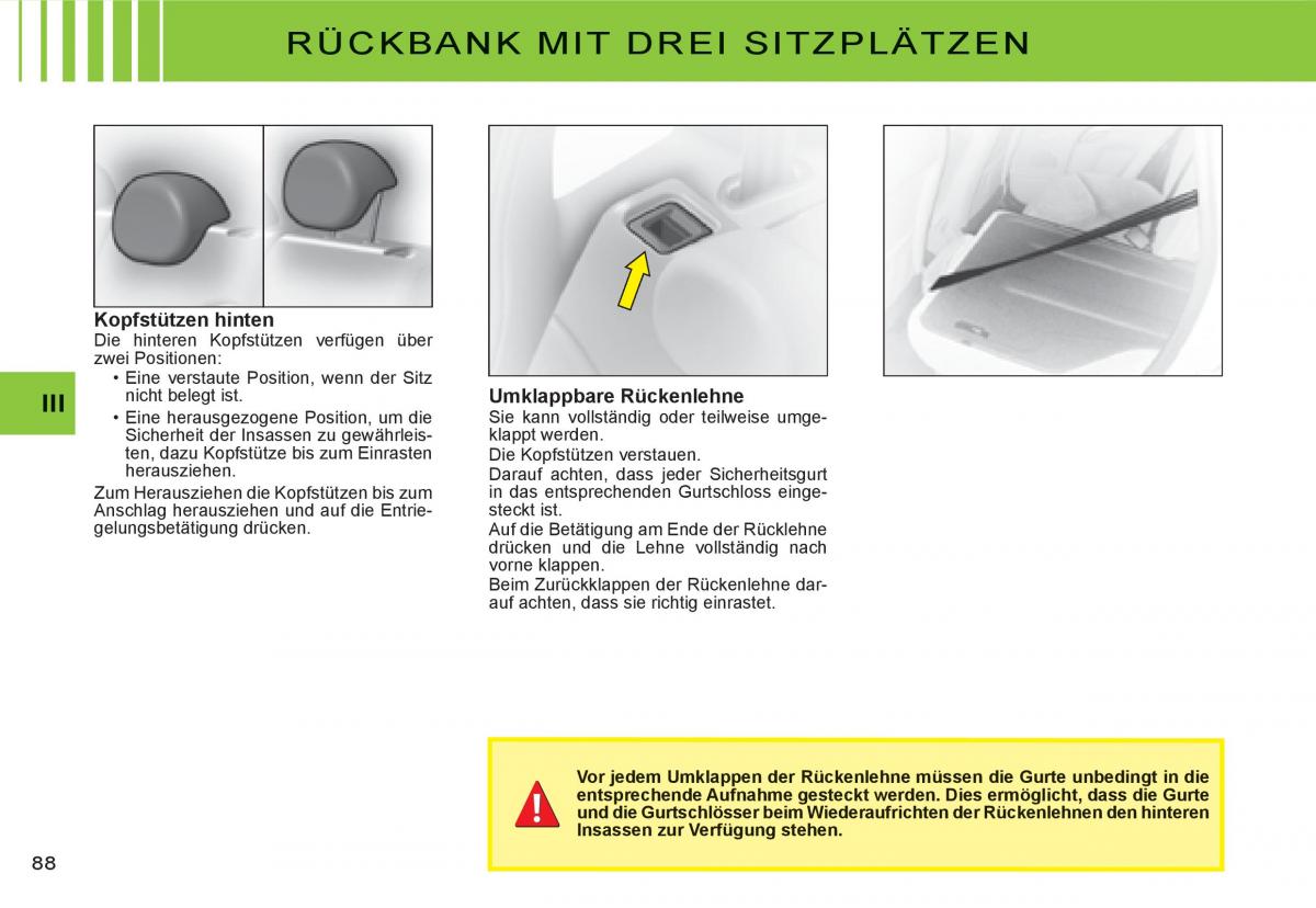 Citroen C3 I 1 Handbuch / page 73