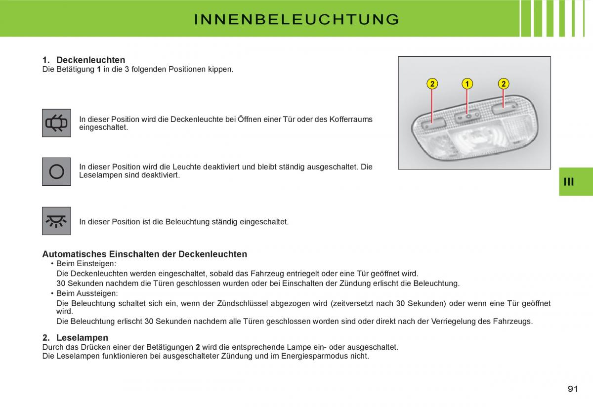 Citroen C3 I 1 Handbuch / page 76