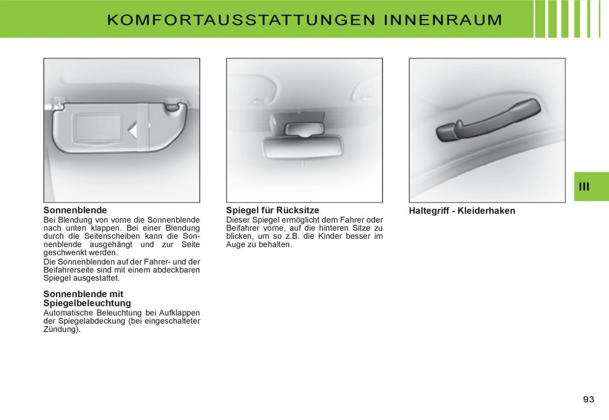 Citroen C3 I 1 Handbuch / page 78