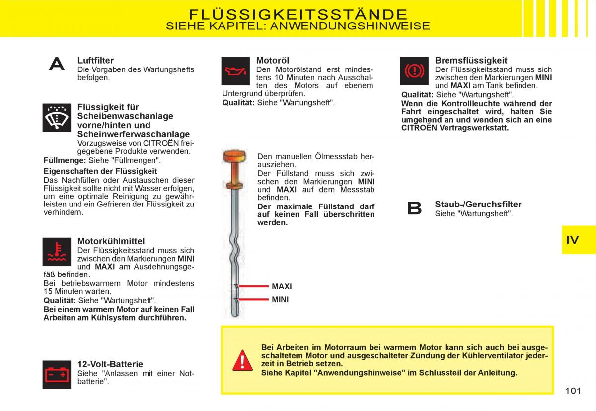 Citroen C3 I 1 Handbuch / page 86