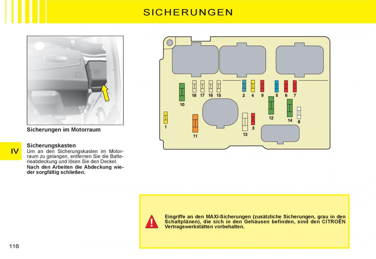 Citroen C3 I 1 Handbuch / page 100