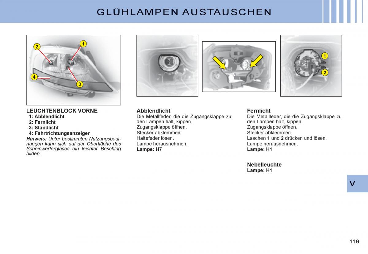 Citroen C3 I 1 Handbuch / page 103