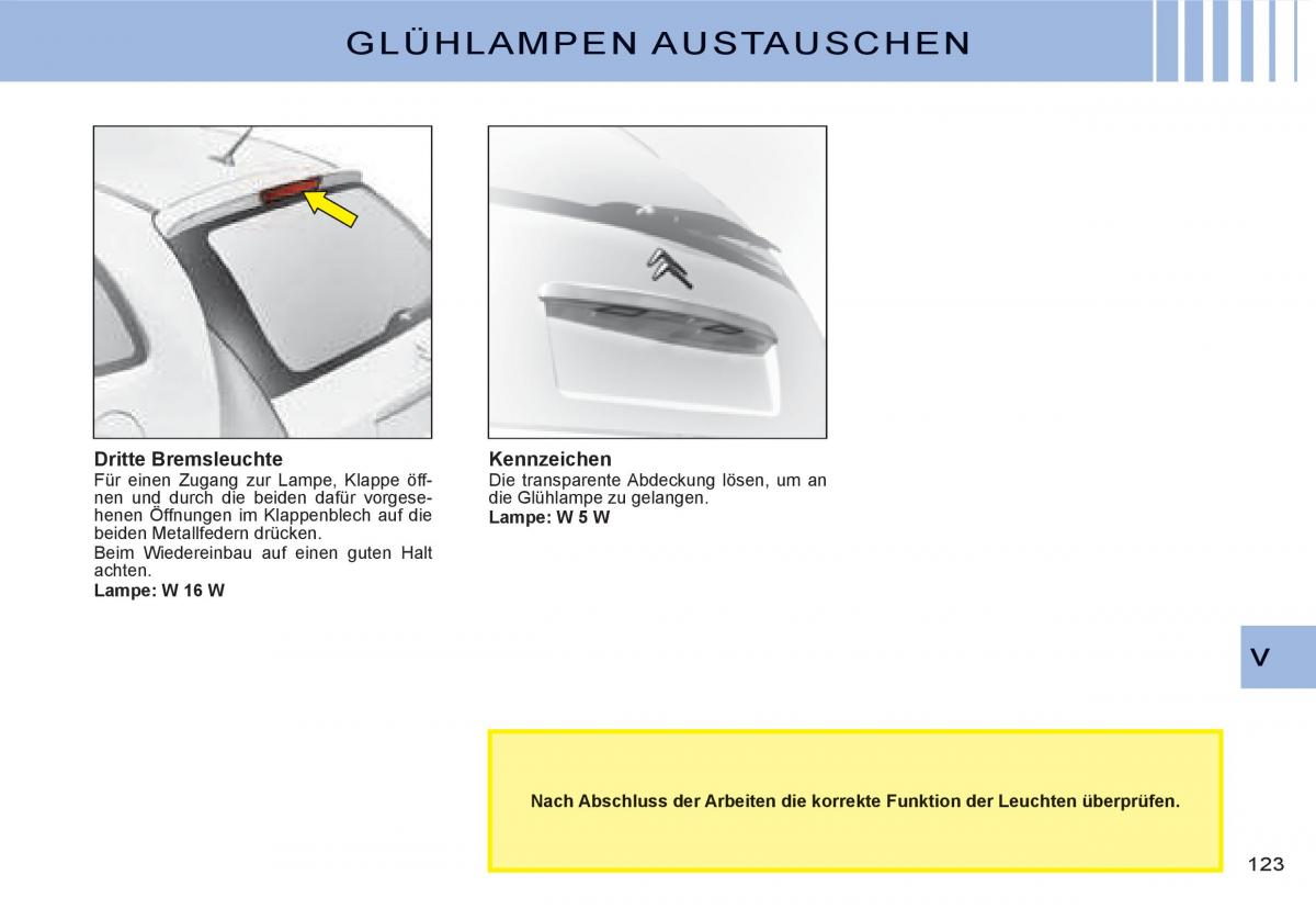 Citroen C3 I 1 Handbuch / page 107