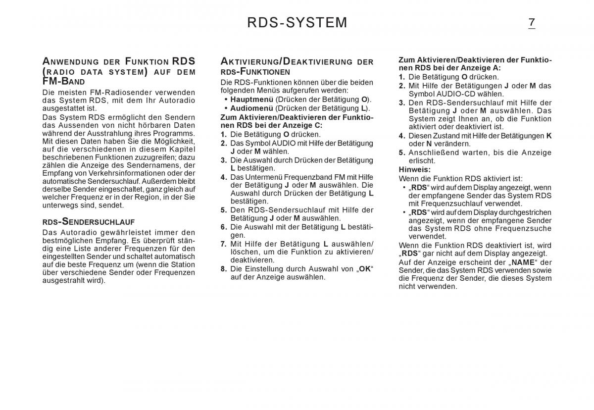 Citroen C3 I 1 Handbuch / page 127