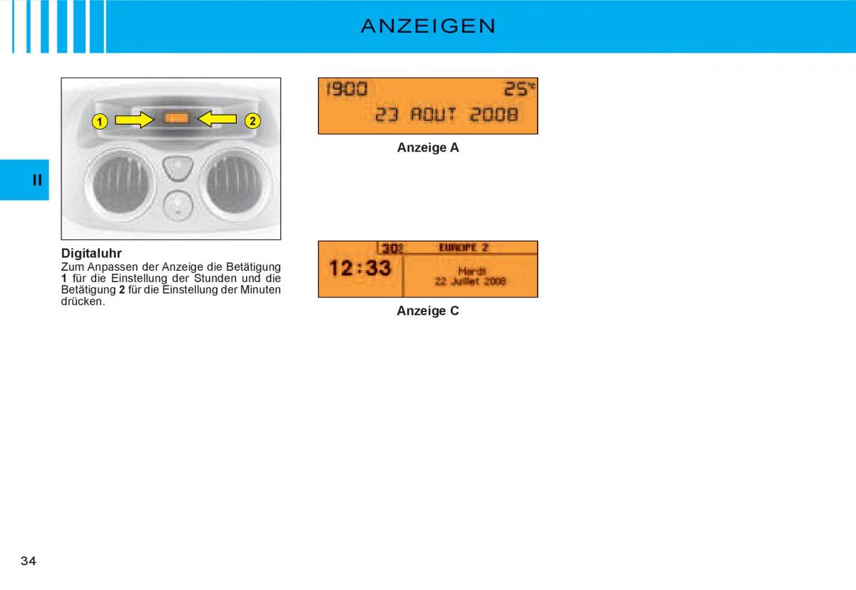 Citroen C3 I 1 Handbuch / page 17