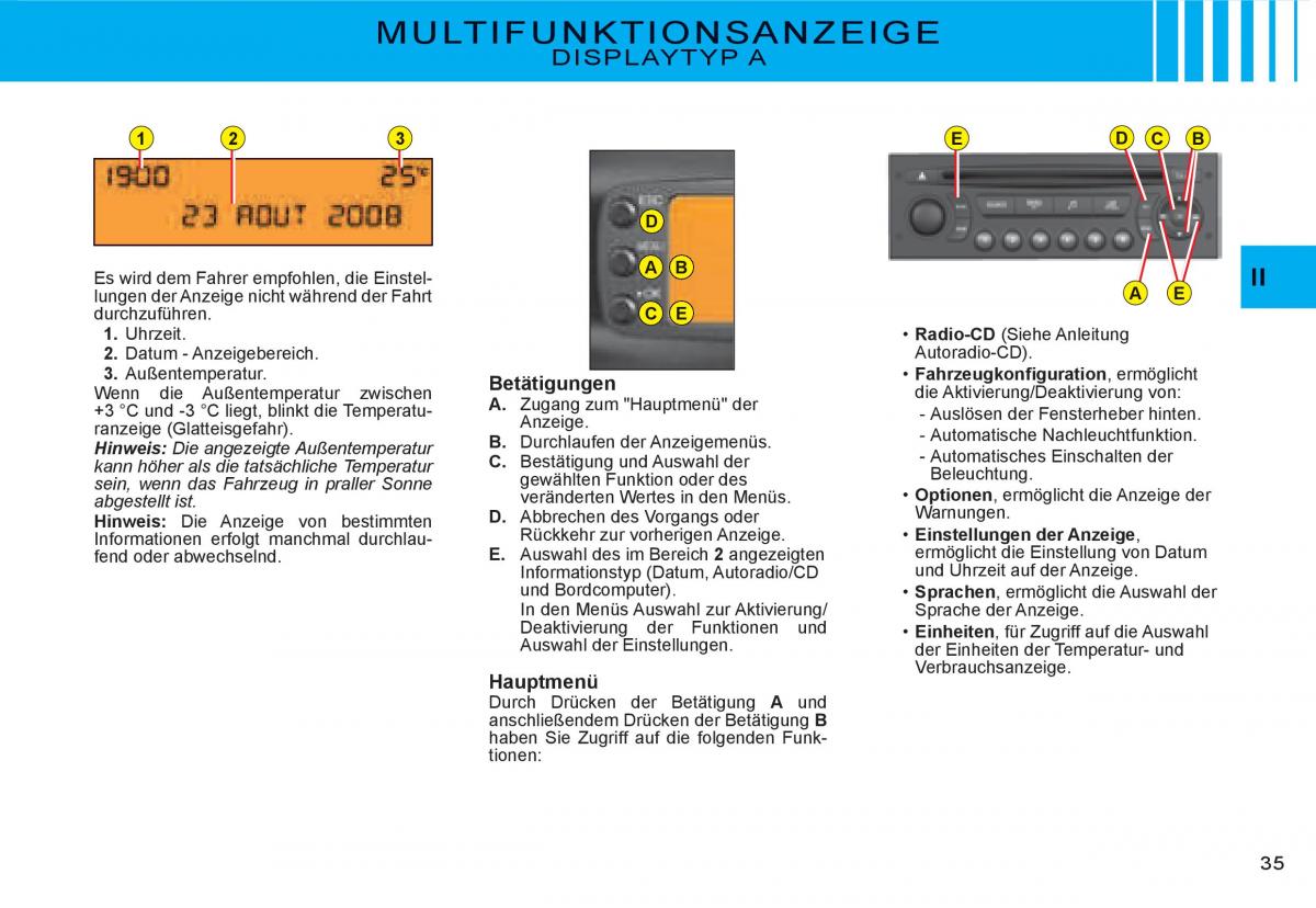 Citroen C3 I 1 Handbuch / page 18