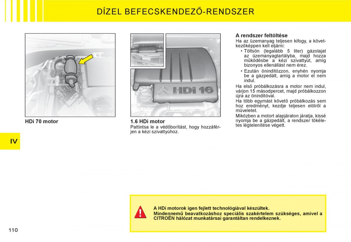 Citroen C3 I 1 Kezelesi utmutato / page 94