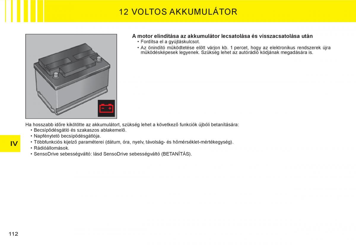 Citroen C3 I 1 Kezelesi utmutato / page 96