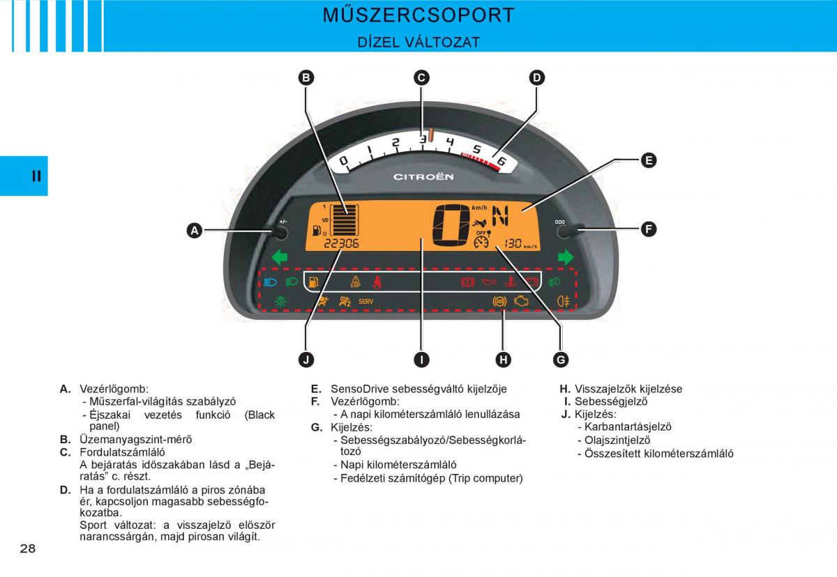 Citroen C3 I 1 Kezelesi utmutato / page 10