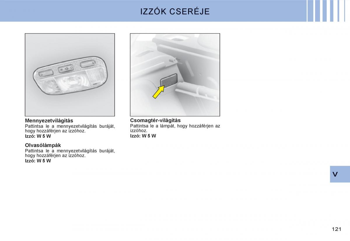 Citroen C3 I 1 Kezelesi utmutato / page 105