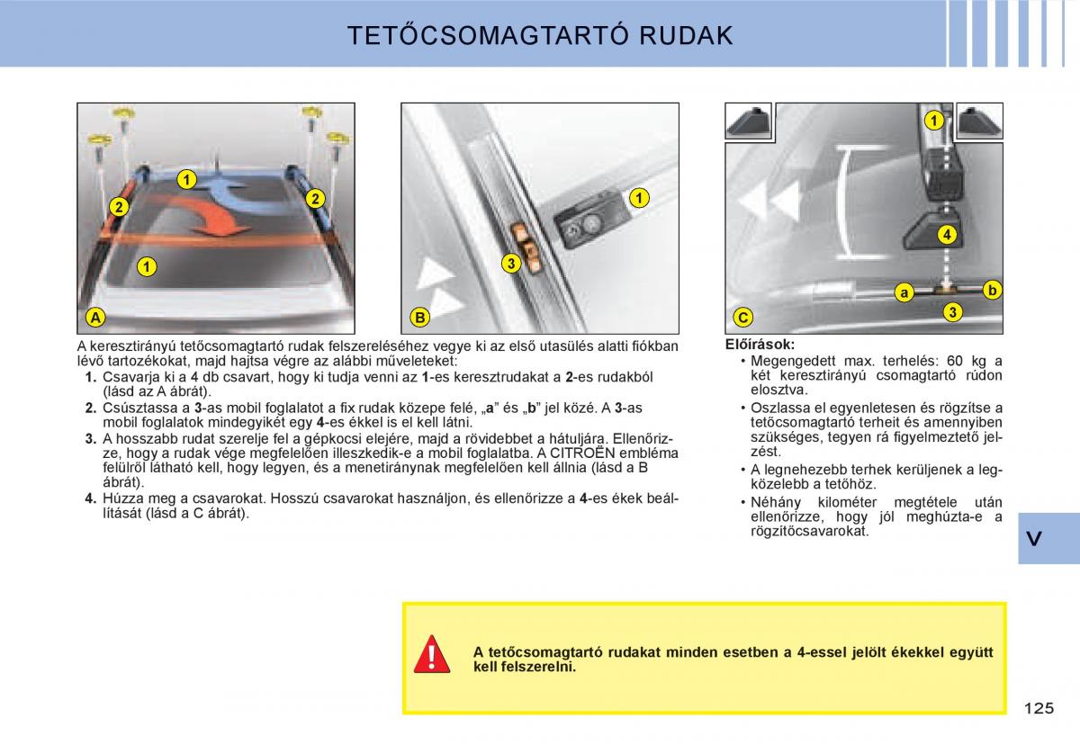 Citroen C3 I 1 Kezelesi utmutato / page 109