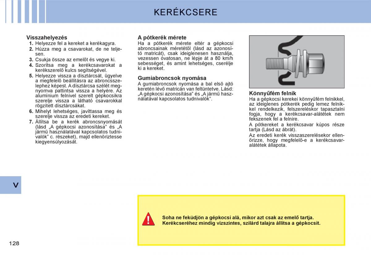 Citroen C3 I 1 Kezelesi utmutato / page 112