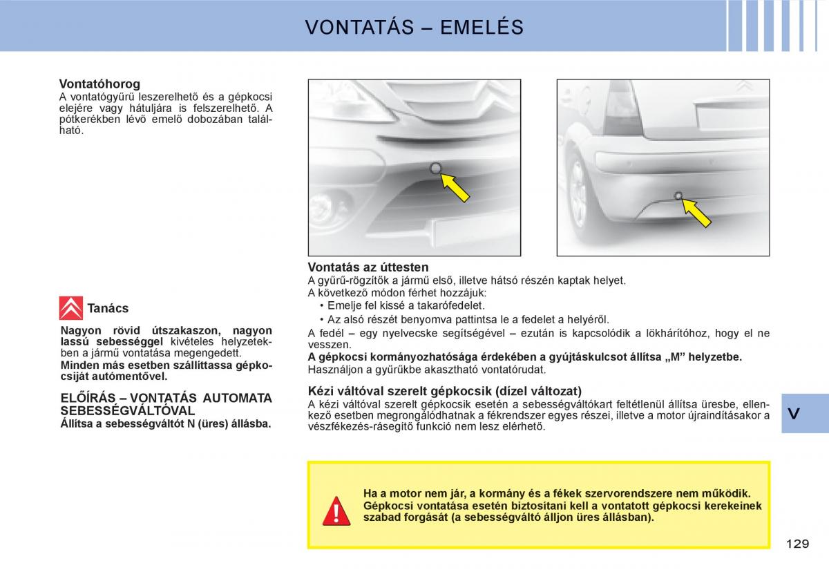 Citroen C3 I 1 Kezelesi utmutato / page 113