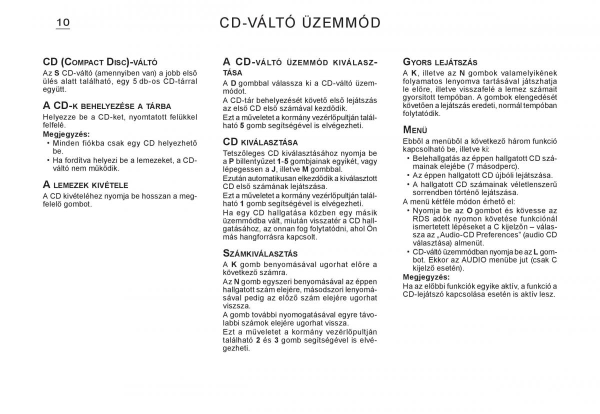 Citroen C3 I 1 Kezelesi utmutato / page 130