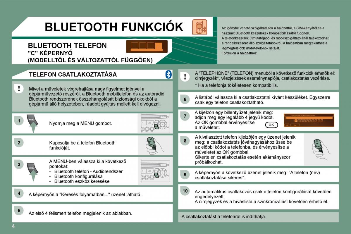 Citroen C3 I 1 Kezelesi utmutato / page 183