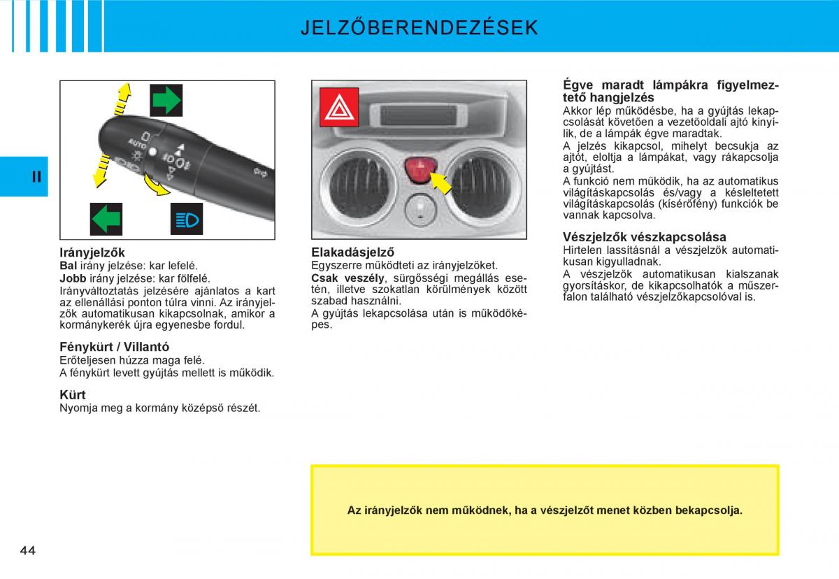 Citroen C3 I 1 Kezelesi utmutato / page 27