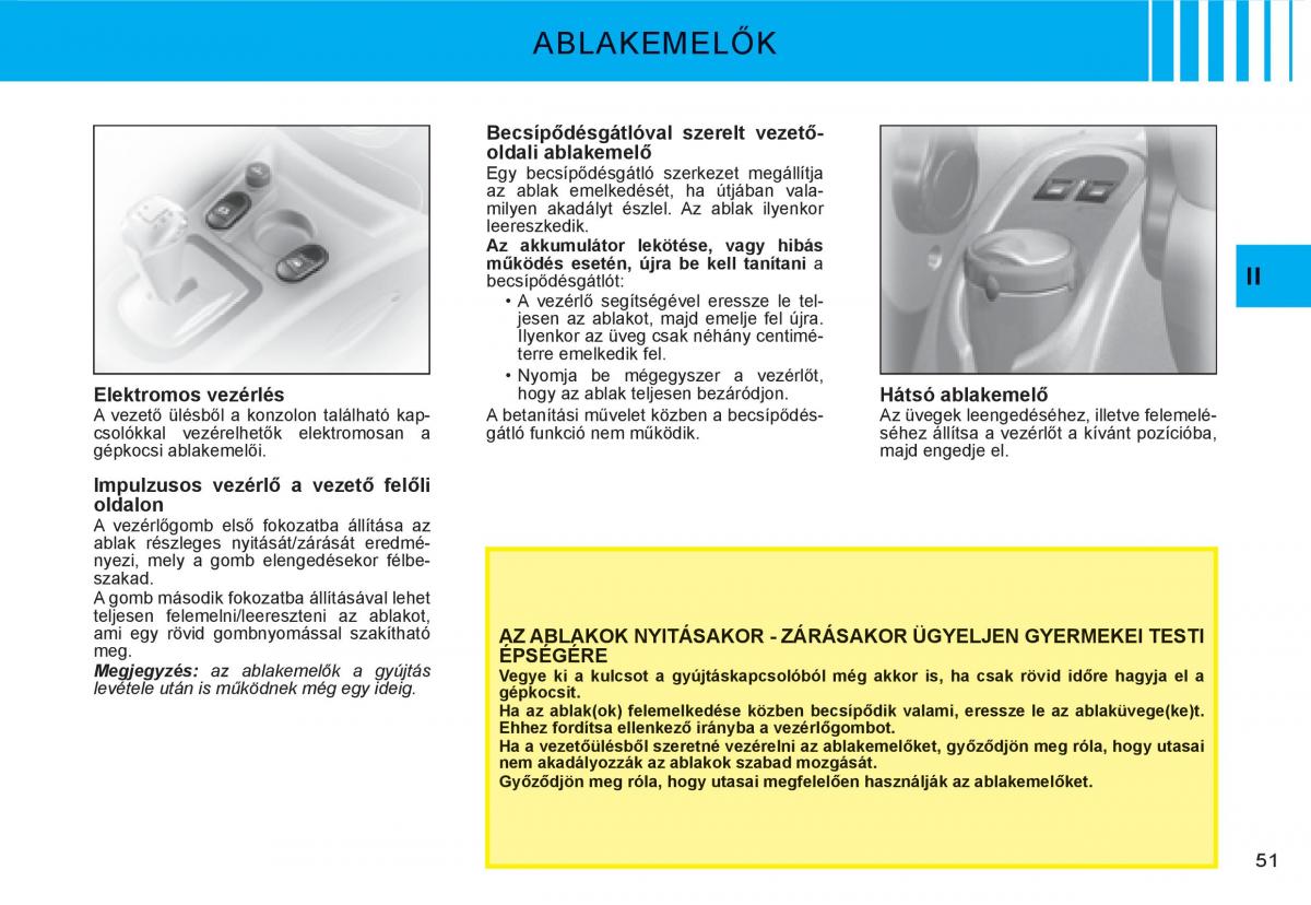 Citroen C3 I 1 Kezelesi utmutato / page 35