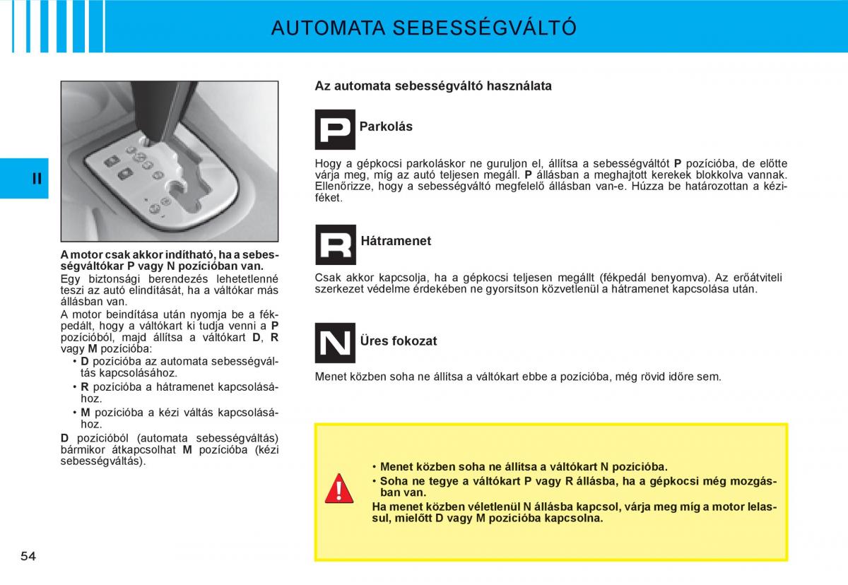 Citroen C3 I 1 Kezelesi utmutato / page 38