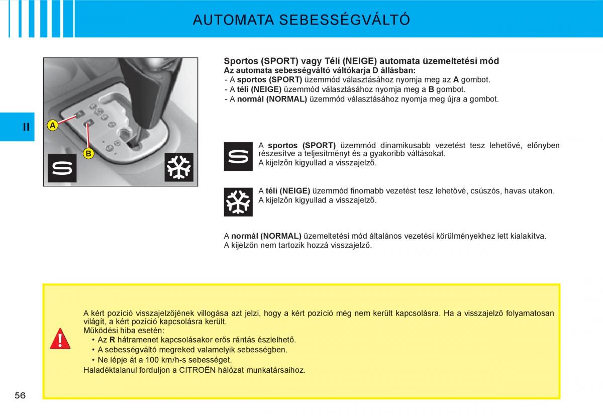 Citroen C3 I 1 Kezelesi utmutato / page 40