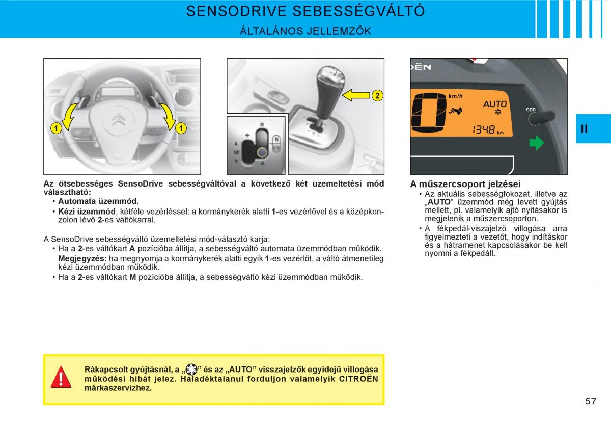 Citroen C3 I 1 Kezelesi utmutato / page 41