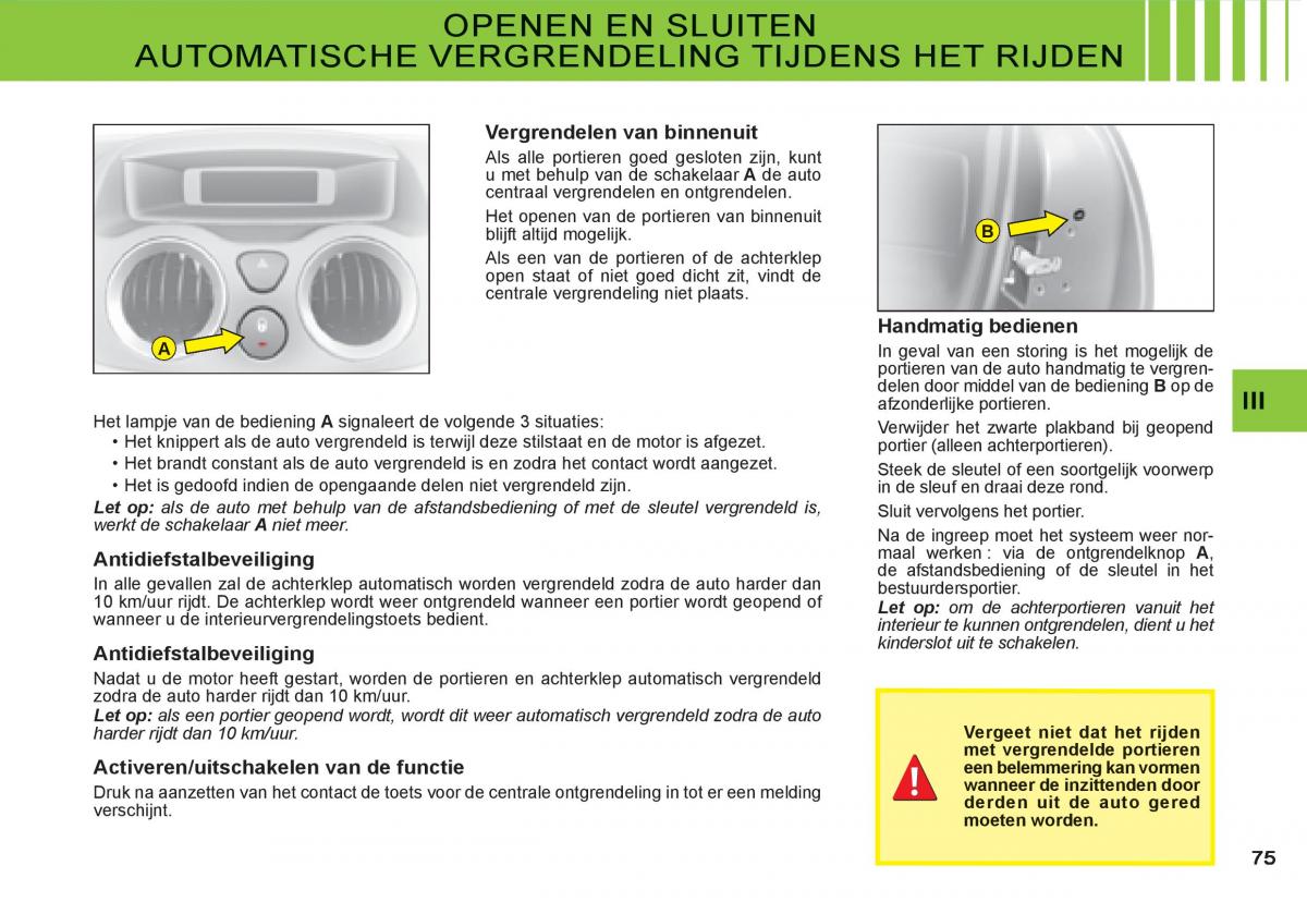 Citroen C3 I 1 handleiding / page 59