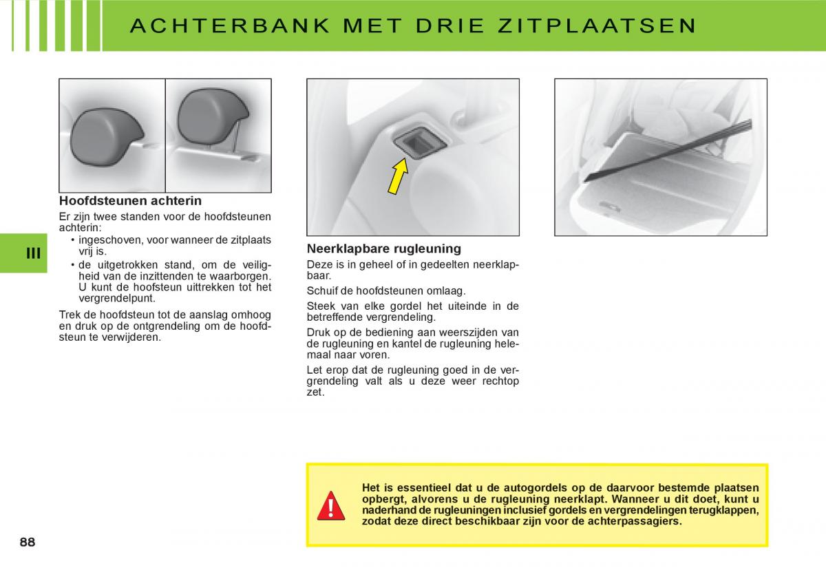 Citroen C3 I 1 handleiding / page 73