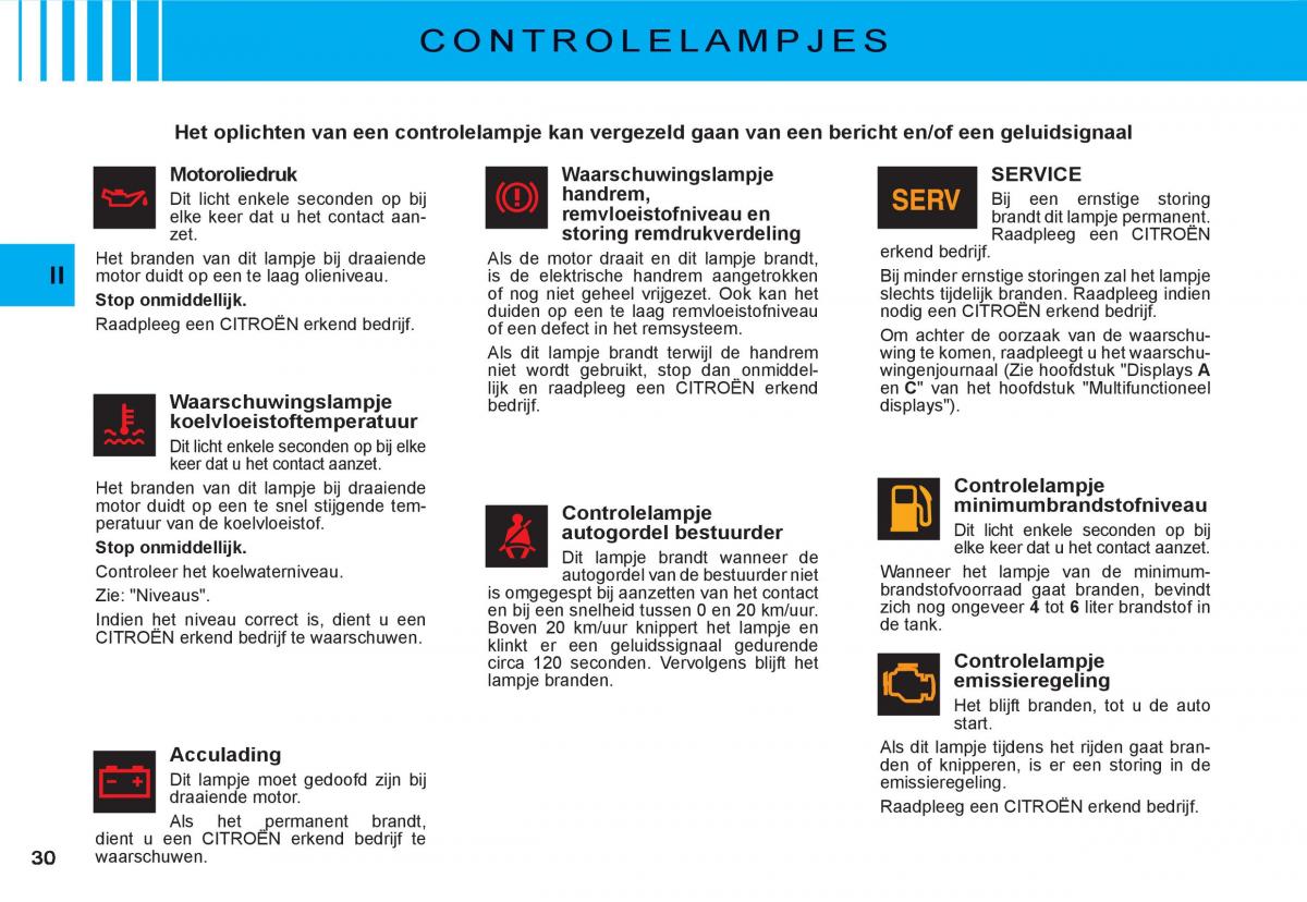 Citroen C3 I 1 handleiding / page 13