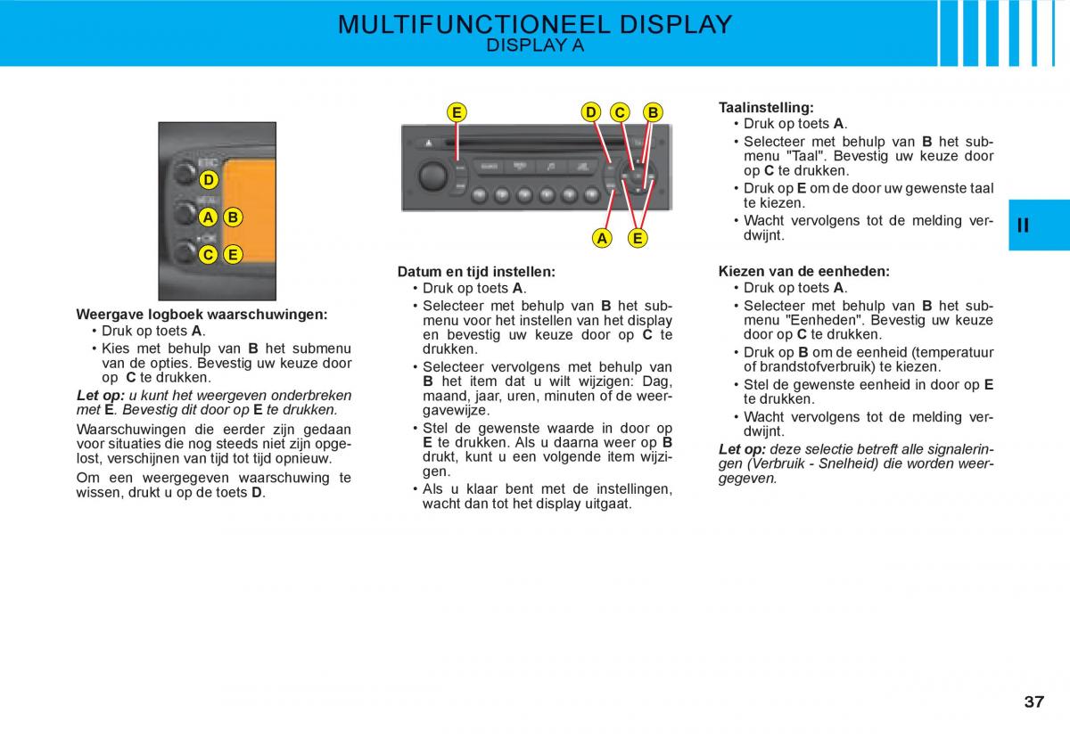 Citroen C3 I 1 handleiding / page 20