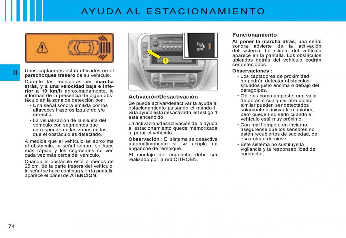 Citroen C3 I 1 manual del propietario / page 58