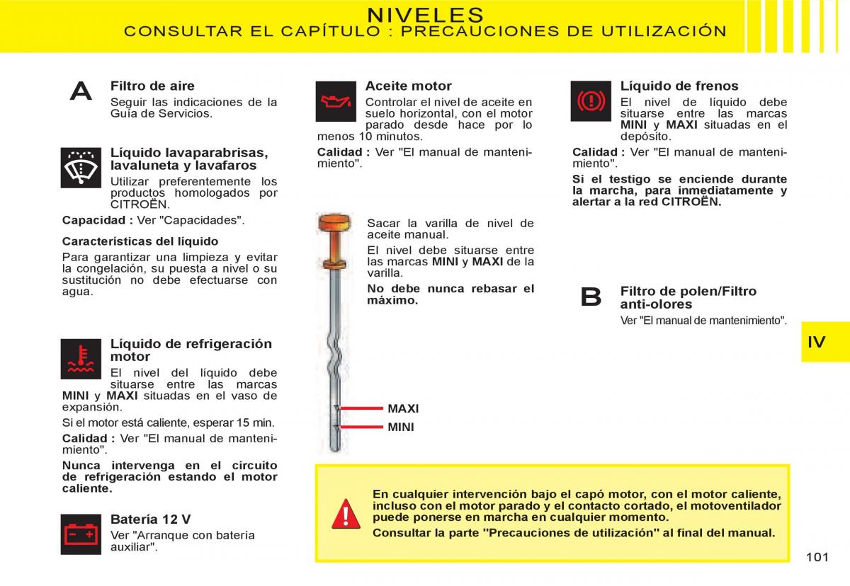 Citroen C3 I 1 manual del propietario / page 86