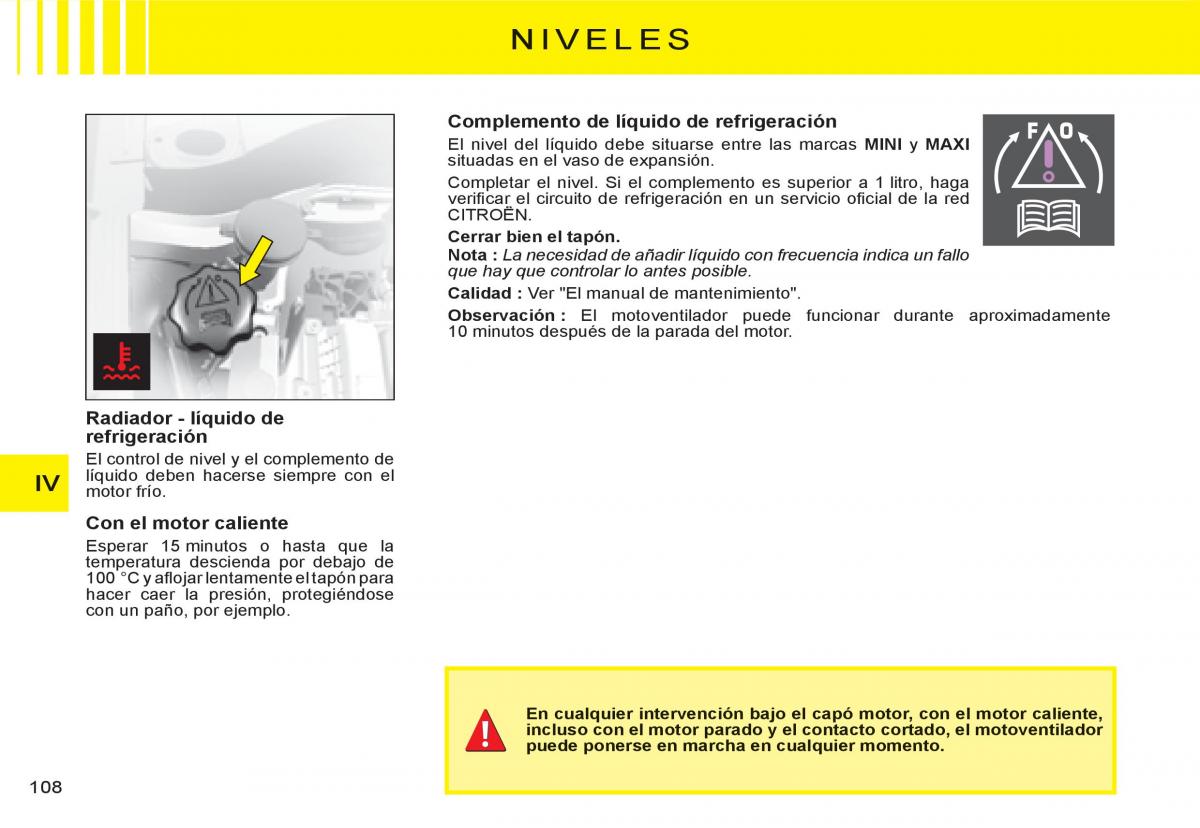 Citroen C3 I 1 manual del propietario / page 88