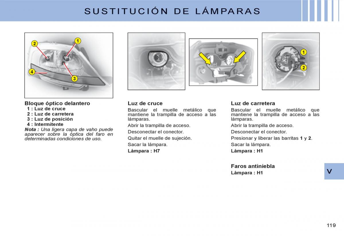 Citroen C3 I 1 manual del propietario / page 103