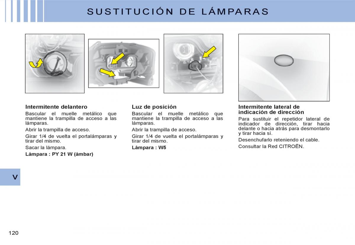 Citroen C3 I 1 manual del propietario / page 104