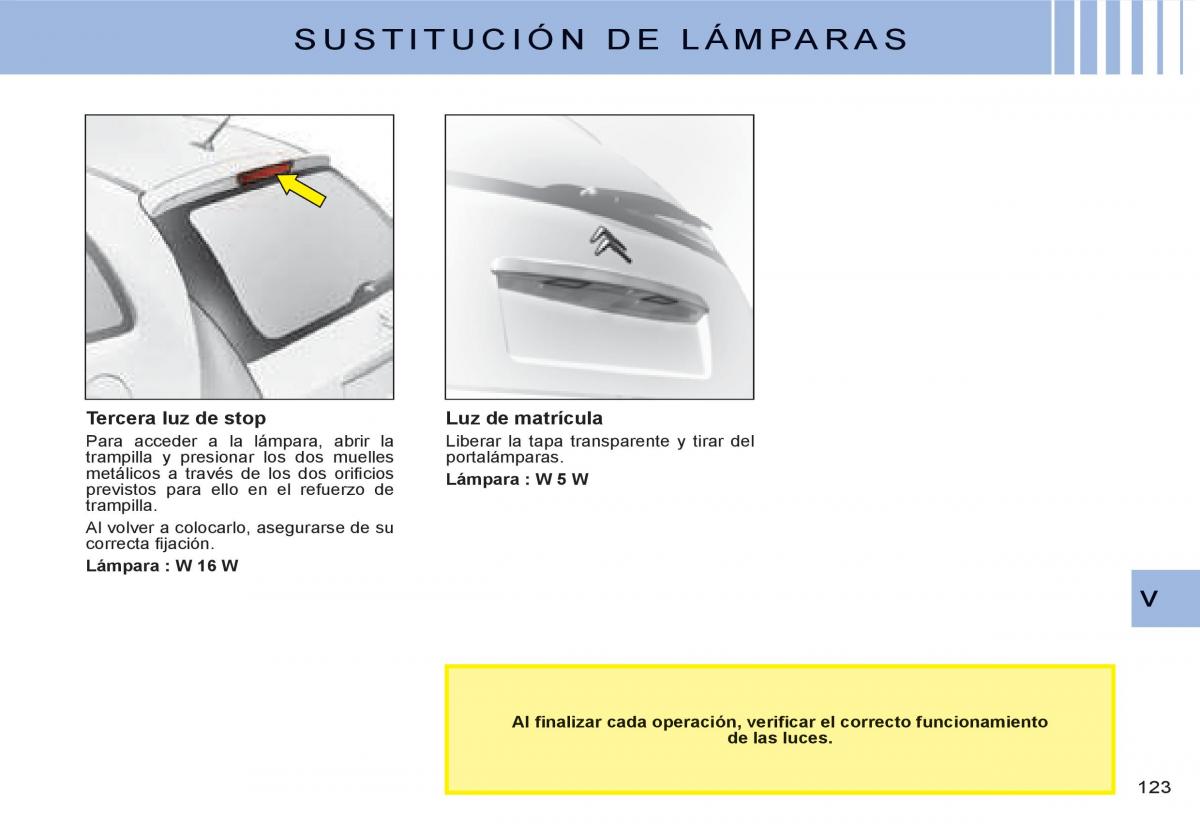 Citroen C3 I 1 manual del propietario / page 107