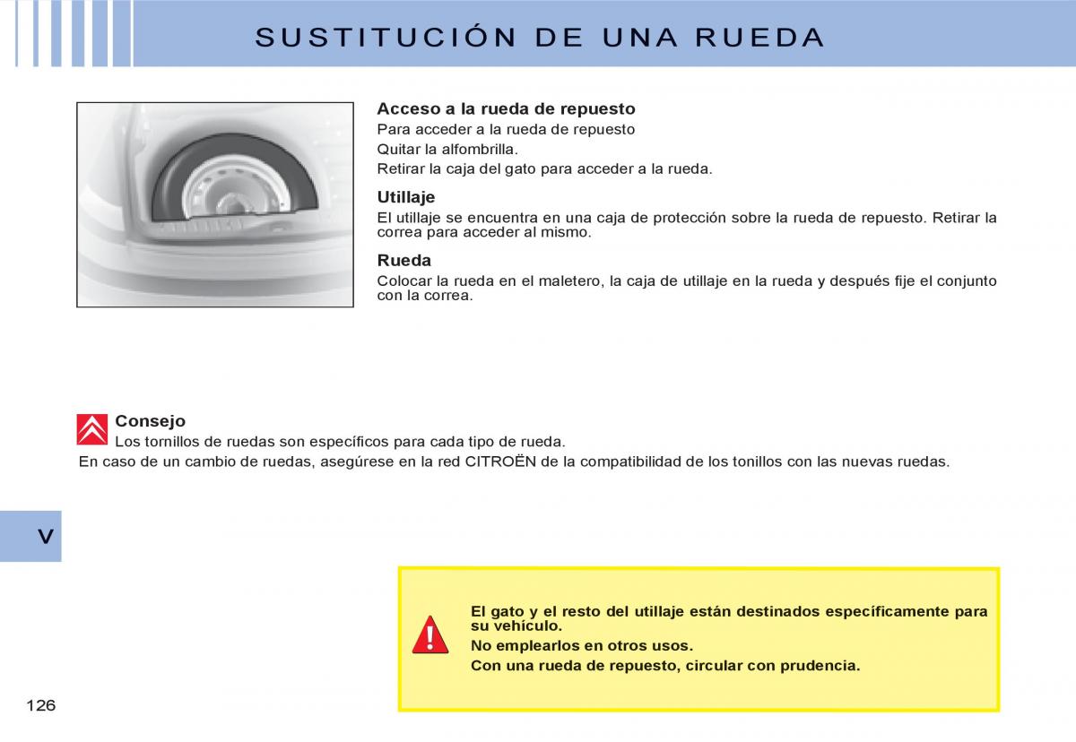 Citroen C3 I 1 manual del propietario / page 110