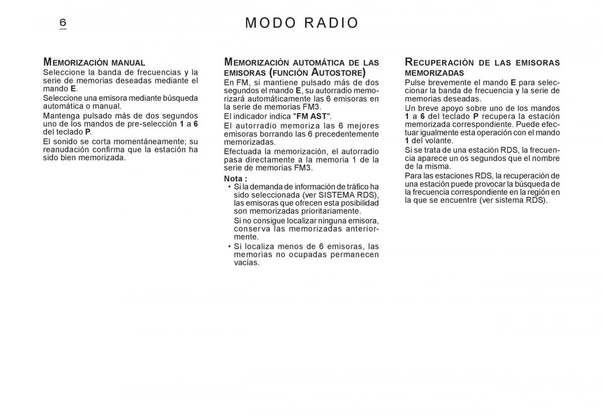 Citroen C3 I 1 manual del propietario / page 126