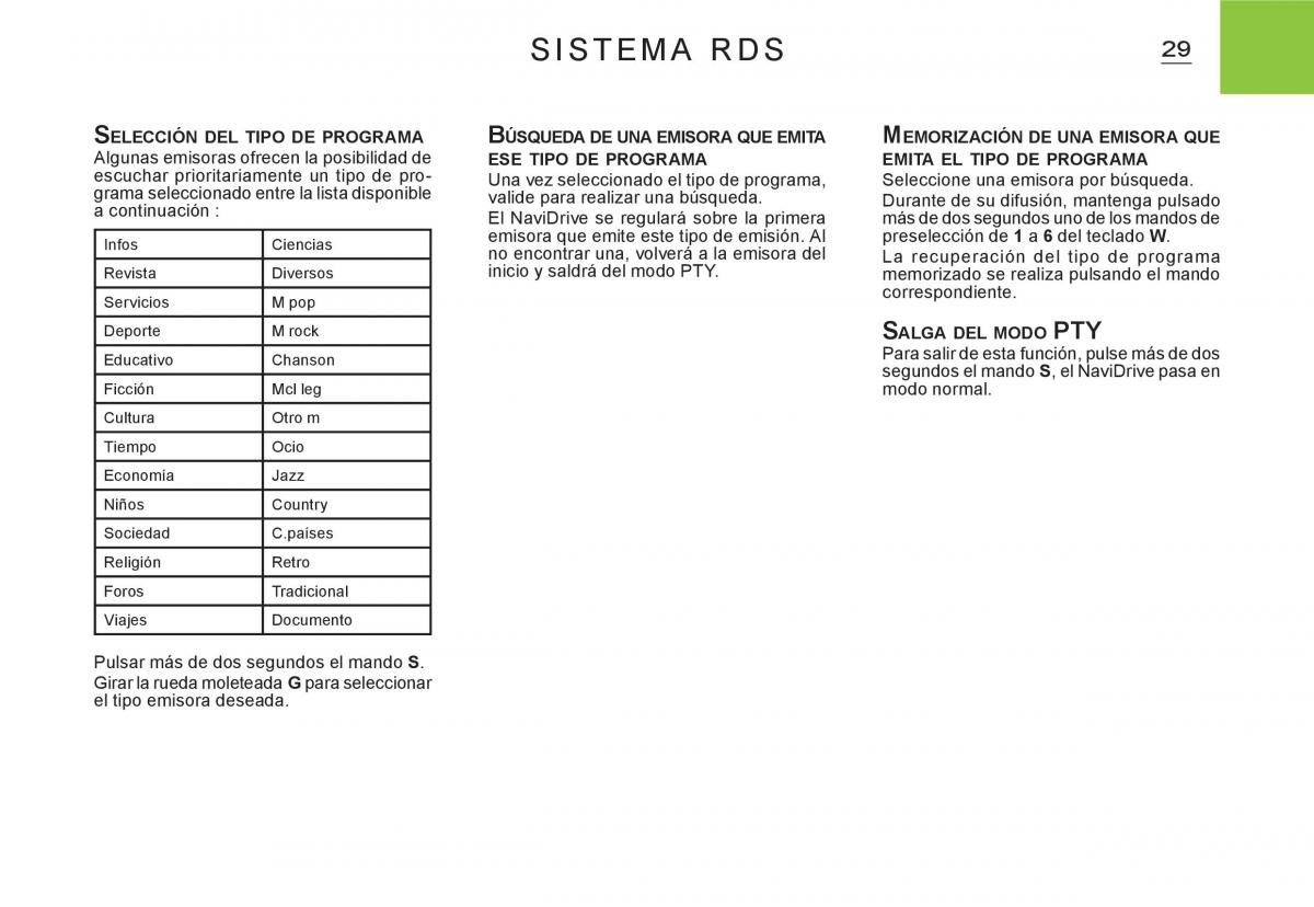 Citroen C3 I 1 manual del propietario / page 163