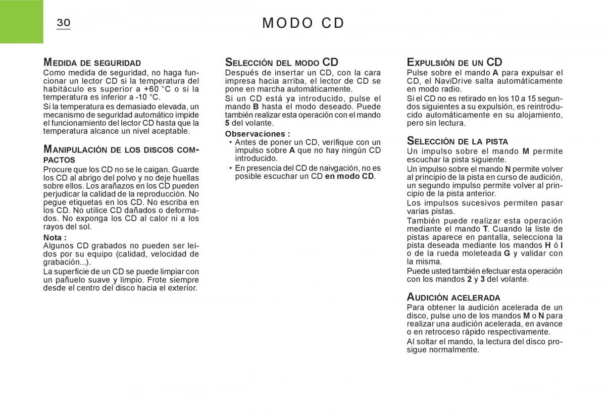 Citroen C3 I 1 manual del propietario / page 164