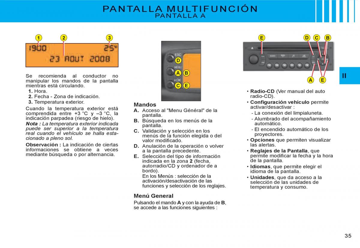 Citroen C3 I 1 manual del propietario / page 18