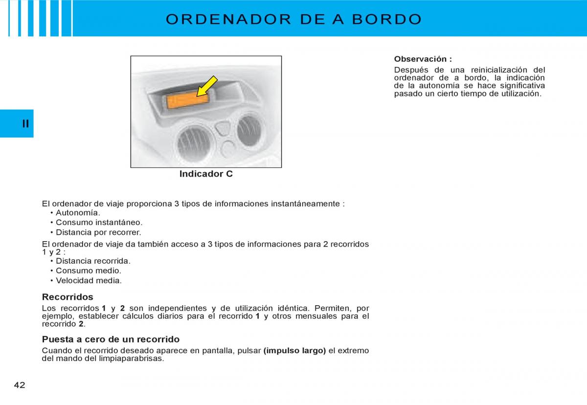 Citroen C3 I 1 manual del propietario / page 25