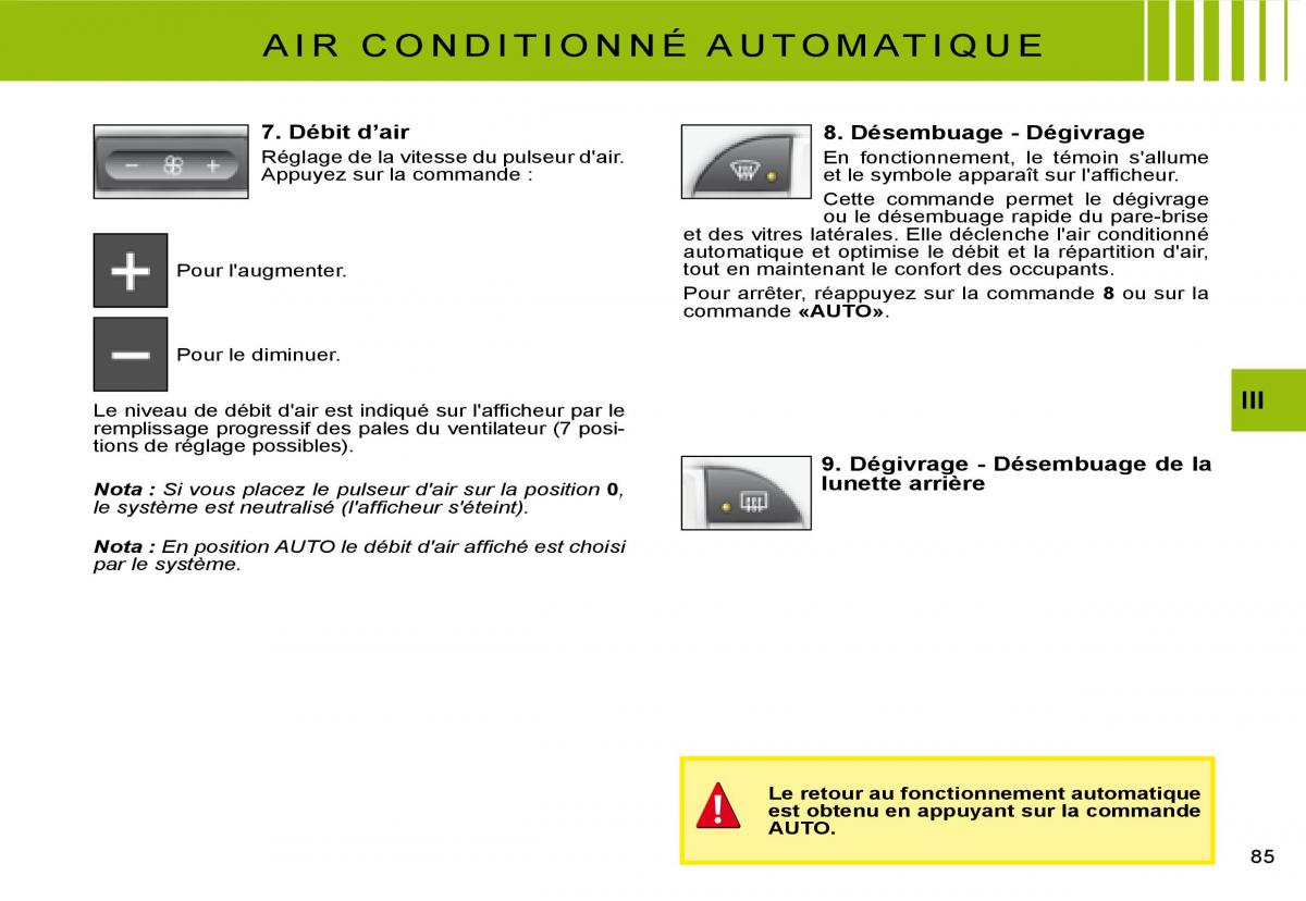 Citroen C3 I 1 manuel du proprietaire / page 66