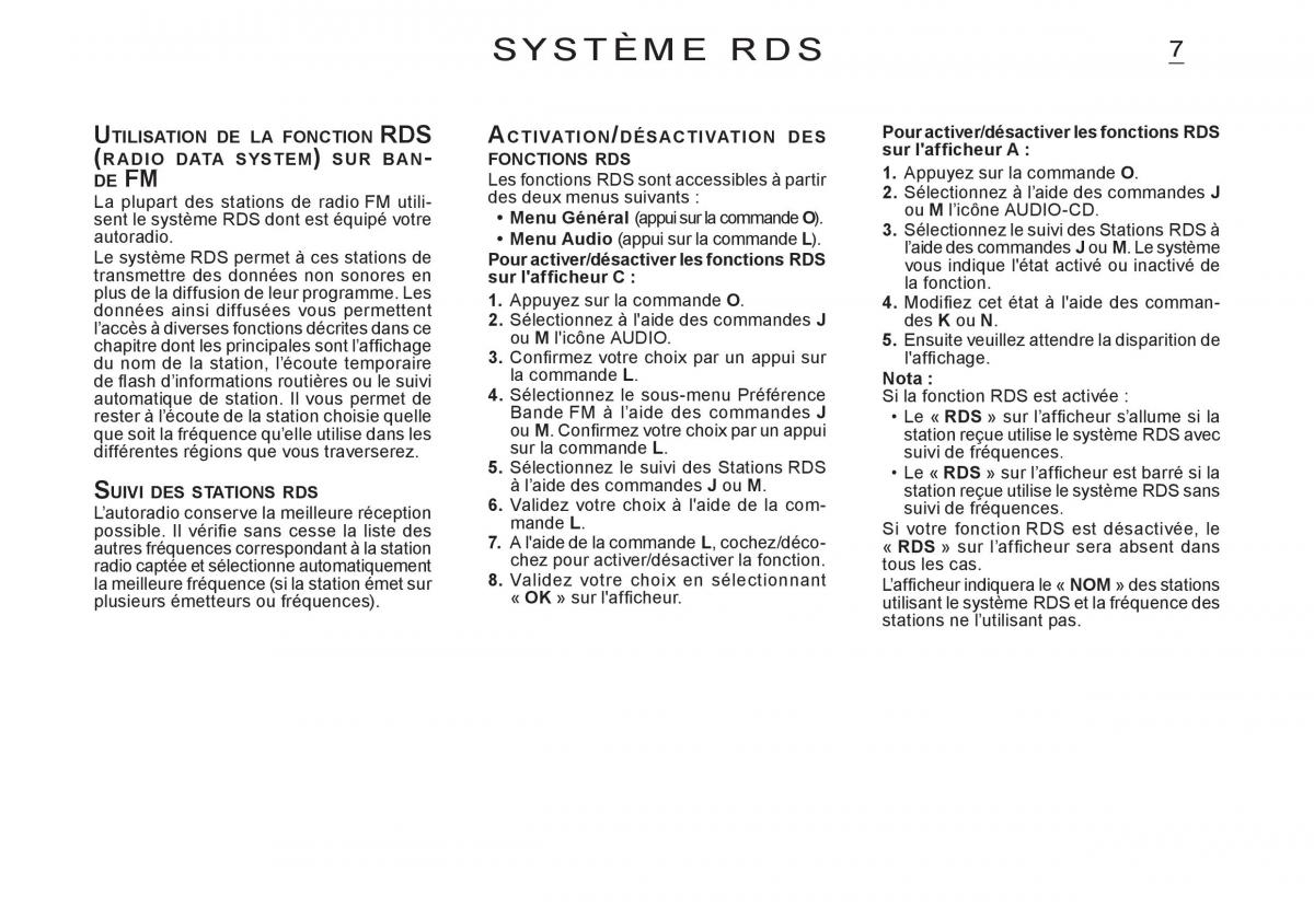 Citroen C3 I 1 manuel du proprietaire / page 120