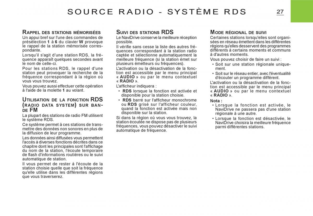 Citroen C3 I 1 manuel du proprietaire / page 154