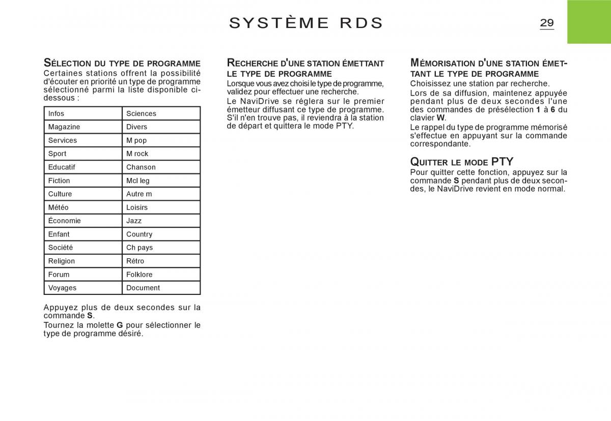 Citroen C3 I 1 manuel du proprietaire / page 156