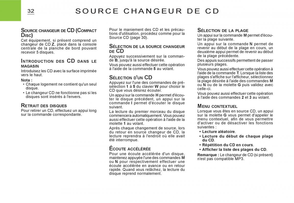 Citroen C3 I 1 manuel du proprietaire / page 159