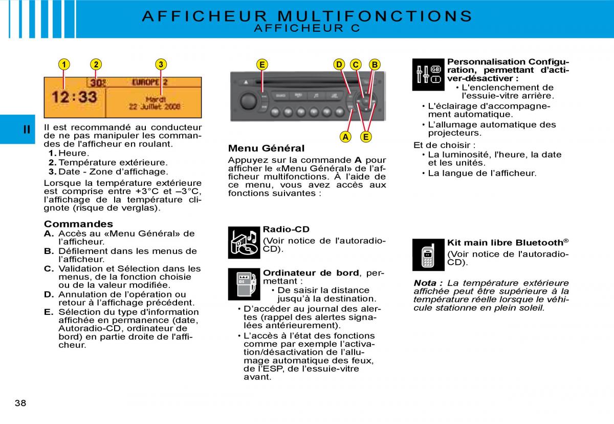 Citroen C3 I 1 manuel du proprietaire / page 20