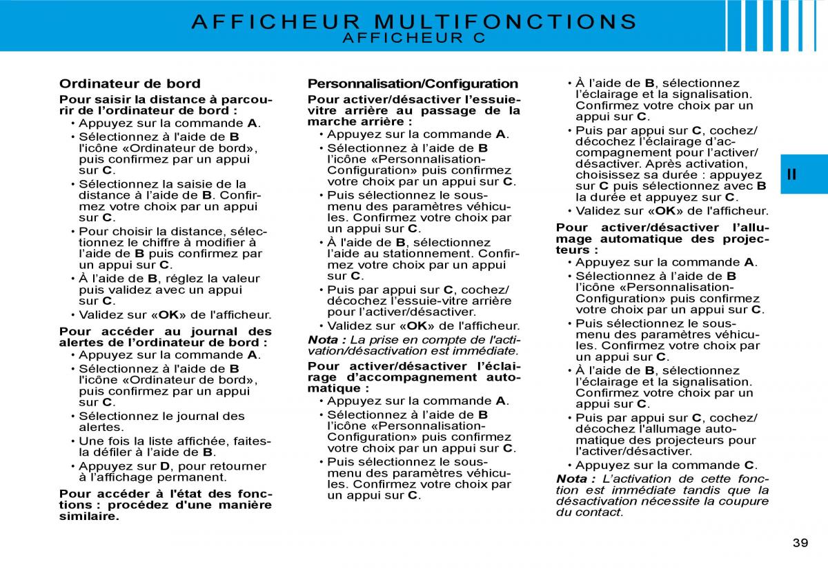 Citroen C3 I 1 manuel du proprietaire / page 21