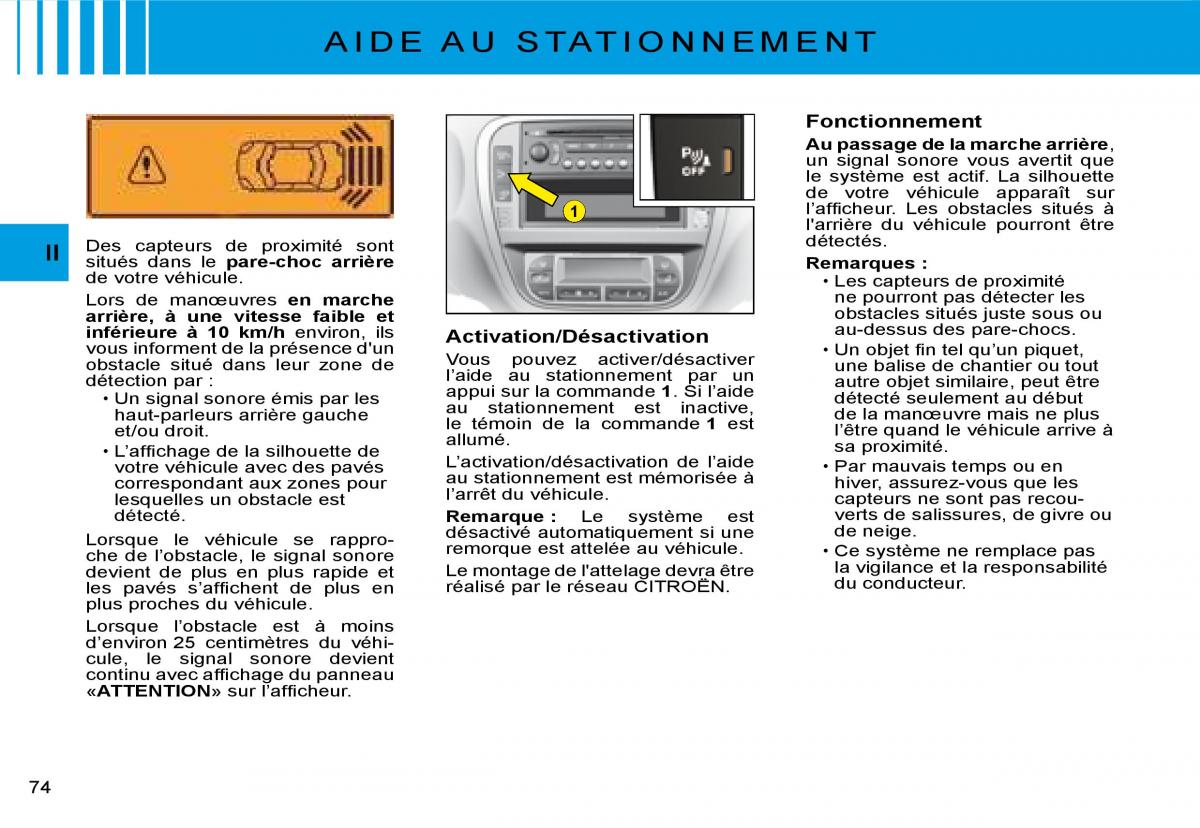 Citroen C3 I 1 manuel du proprietaire / page 54